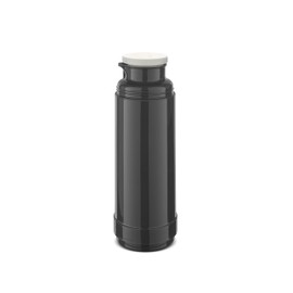 ROTPUNKT Isolierflasche 60 JESPER 0,75 l | Zweifunktions-Drehverschluss | BPA Frei - gesundes Trinken | Made in Germany | Warm + Kalthaltung | Glaseinsatz | slate grey