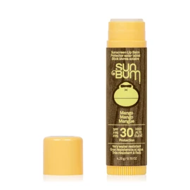 Sun Bum SPF 30 Mango Sunscreen Lip Balm, Vegan and Cruelty Free Broad Spectrum UVA/UVB Lip Care, Made with Aloe and Vitamin E for Moisturised Lips, 4.25g