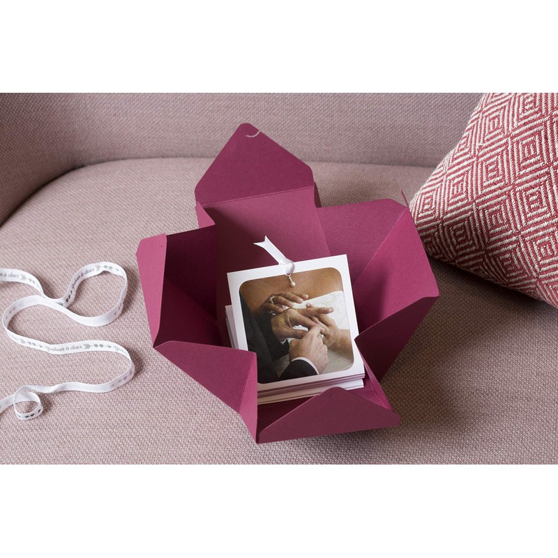 Artemio 2,5 cm rund Ecke, rosa