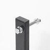 ZSHIGANMA 2 Racks Trailer Ladder Rack, Heavy Duty Steel Ladder