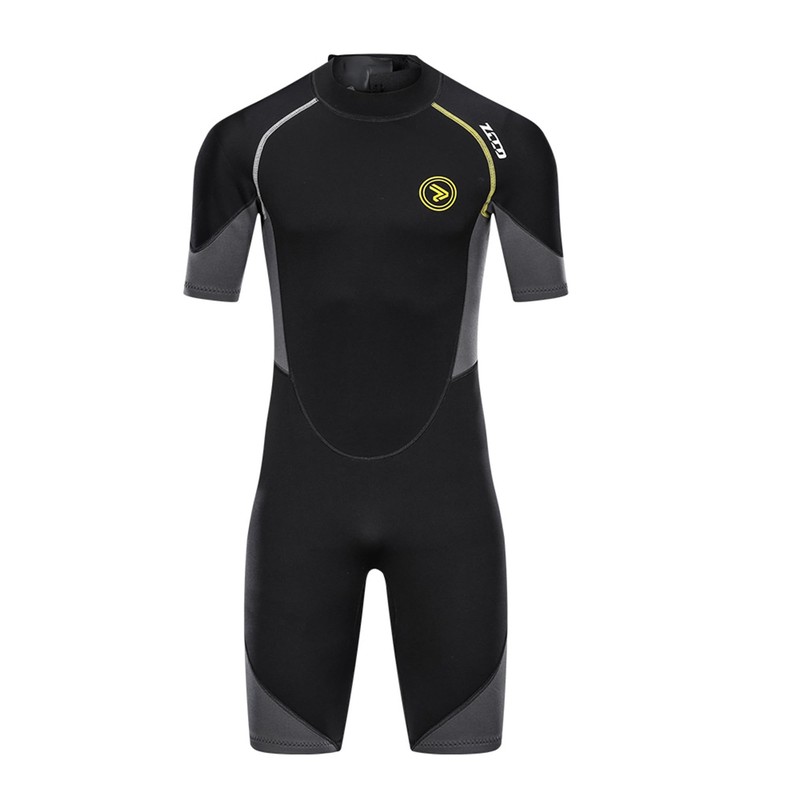 Men's Wetsuits 1.5/3mm Premium Neoprene Back Zip Shorty Dive Skin
