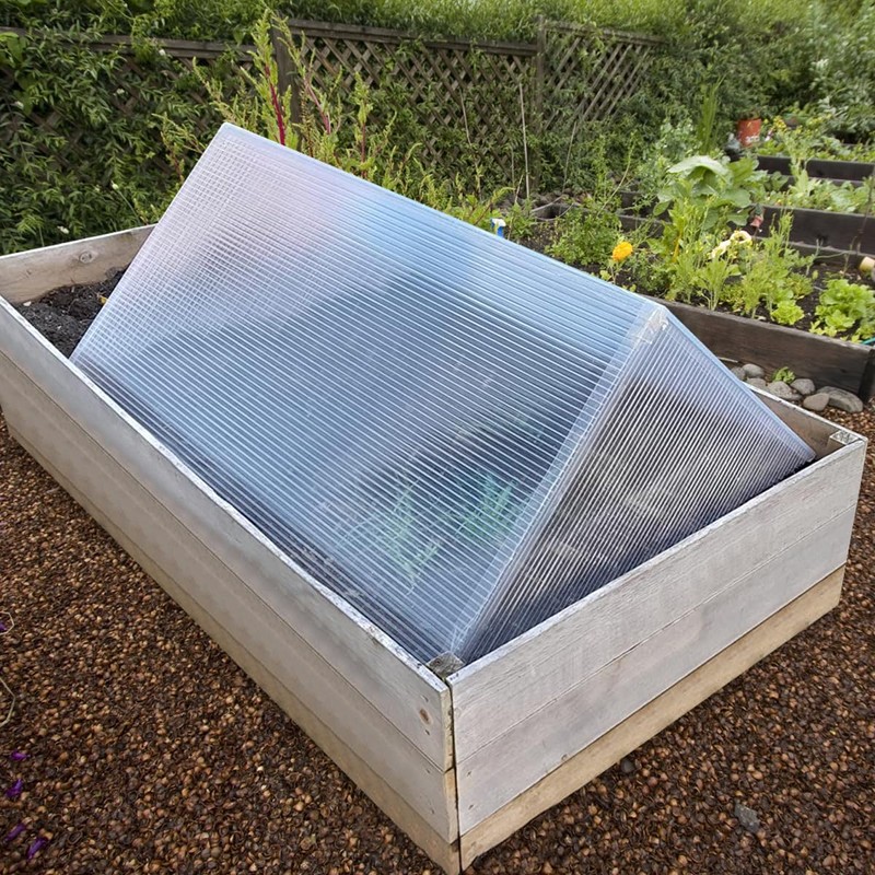 DGSL 14 Pcs Polycarbonate Greenhouse Panels, 4' x 2' x