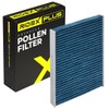 RIDEX Plus cabin air filter, 424I0540P, pollen filter, height: 36,