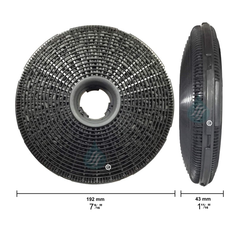 Solution Ahead - 2 x Odour Filters with Activated Carbon