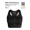 Yvette Strong Support Sports Bra Large Breasts with Front Closure
