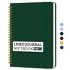 Taja Lined Spiral Journal Notebook for Women & Men, 140