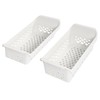 HECASA 2 Pcs 5304512718 Universal White Storage Basket for Frigidaire