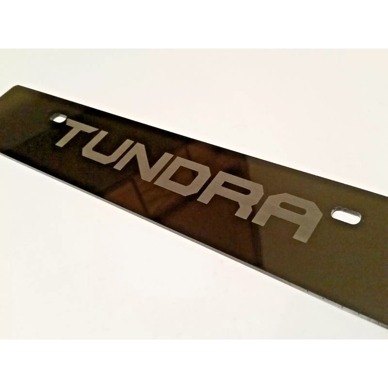 StreetRays [Originals] [SR] Black Front License Plate Delete FOR 'Tundra'