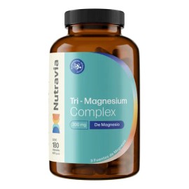 Nutravia Tri Magnesium 180 Caps Veganas Alta Absorcion