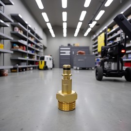 Gold M22 Adapter High Pressure Washer Hose Adapter Pressure Pipe Quick Connector Converter Fitting for K Series Pressure Washer, Replacement Pressure Washer Parts and Accessories