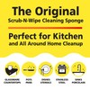 Original Scrub-N-Wipe Pad by Tuff-Scrub, 6-Pack, Microfiber, Multi-Surface, Non-Scratch, Dual-Sided,