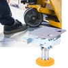Trolley Brake Floor Lock Iron Galvanized Trolley Cart Lock with