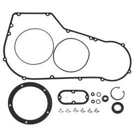 Prewired 1994-2006 Softail & Dyna Primary Cover Gasket Kit Clutch Seal for Harley 1994-2005 Dyna & 1994-2006 Softail All Models