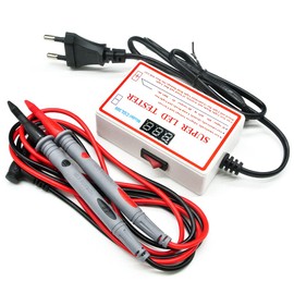 Weytoll LED Backlight Tester, 220V Strip Lamp with Beads, TV Backlight Strip Light Tester Tool for Testing Capacitance, Diode, Voltage with Switch