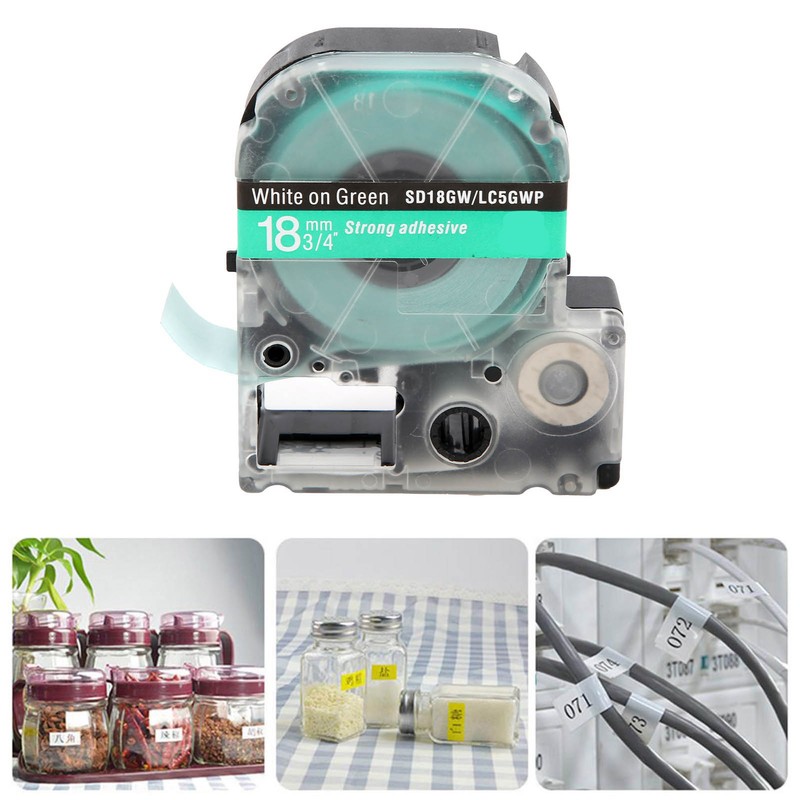 Labeling Tape Corrosion Wear Resistance 18mm Label Making for KING
