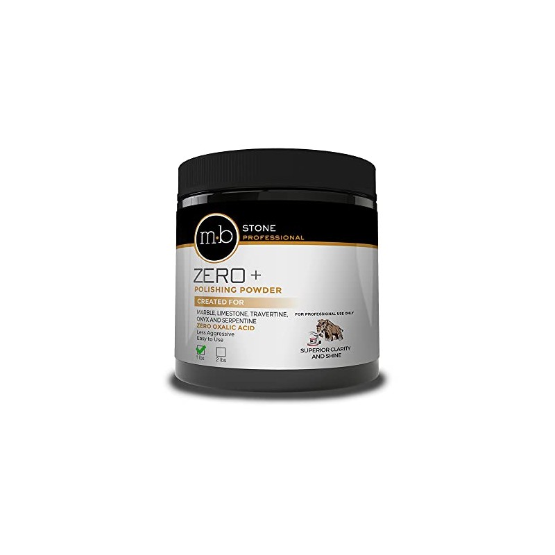 MB Stone MB ZERO+ Marble Polishing Powder Polish White, Black,