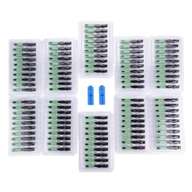 Conector de fibra óptica de 100 piezas, conector rápido de fibra óptica integrado SC/APC con 2 sensores de longitud de fibra óptica, adaptador de conector de fibra profesional para FTTH