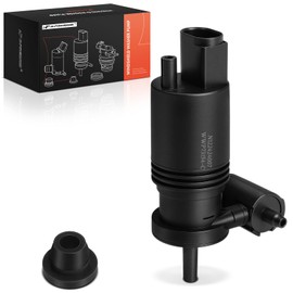A-Premium Front or Rear Windshield Washer Pump Compatible with Jeep Grand Cherokee, Wrangler, Compass, Patriot, Liberty & Dodge Grand Caravan, Journey, Durango, Caliber & Chrysler Town & Country