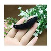 1PCS Black Professional Foldable Stainless Steel Teeth Eyelash Comb -