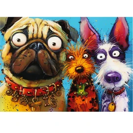 1000 Piece Puzzle for Adults, XURLEQ Cute Dog Puzzle, Fun and Challenging Jigsaw Puzzles, Funny Animal Puzzle for Family Game Night, Gift for Birthday, Premium Matte Finish, 27.56 x 19.68 Inches