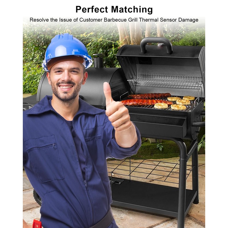 Heat Sensor Fit for Char-Griller Gravity 980 Charcoal Grills with