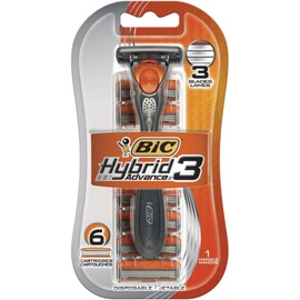 BiC Hybrid Advance for Men, Shaver System 1 ea (Pack of 11)