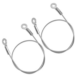 2 PCS Hood Stay Stop Control Cable Set Compatible with 2008-2017 Freightliner Cascadia Replace A17-18481-000