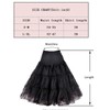 RULTA 50s Women's Retro Petticoat Underskirt Vintage A-line Crinoline Half
