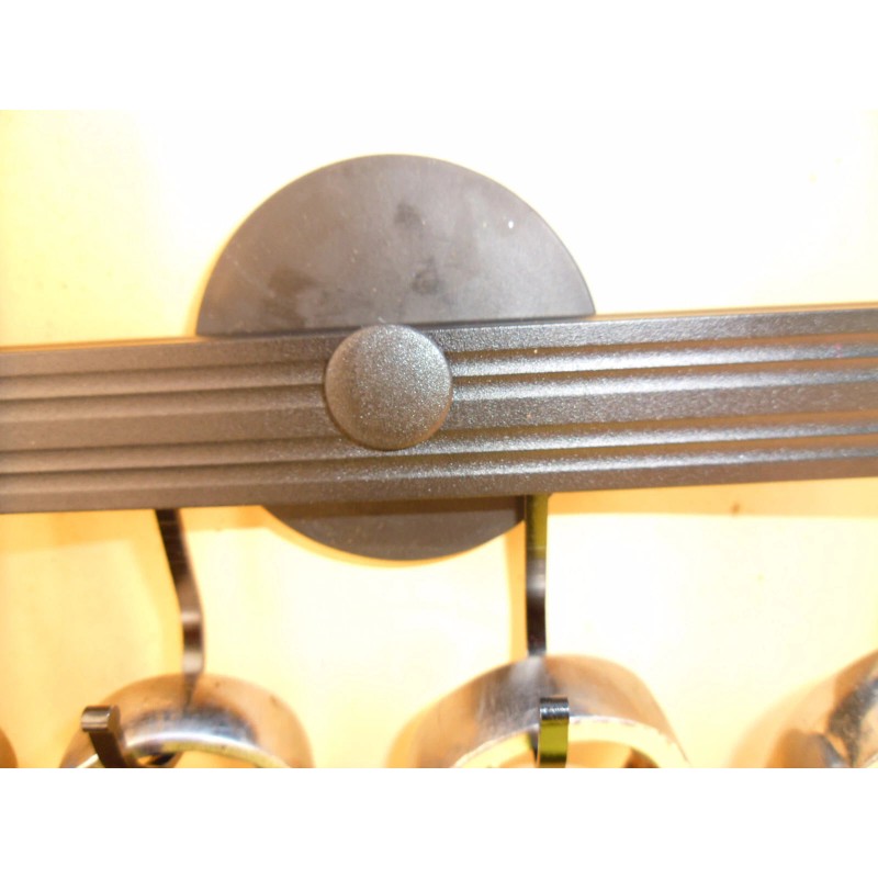 MAGNETIC 10 HOOK RACK WRENCH TOOL HOLDER WALL STORAGE SHIPPING