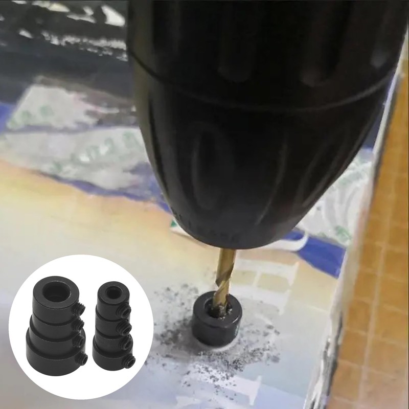 8 PCS Drill Bit Depth Stop Collar For 3/4/5/6/8/10/12/16mm Wood