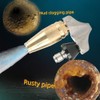 Prettyia Cleaning Reverse Turbo Sewer Drain Jetter Nozzle 3000 PSI