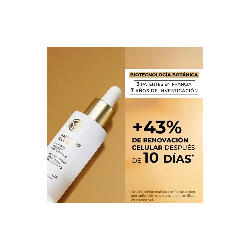 Yves Rocher Sérum Facial Antiedad Anti-ge Global, Fórmula Vegana, 50