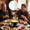 12 PCS Set Fondue Forks Stainless Steel Multi-Color Fruit Fork