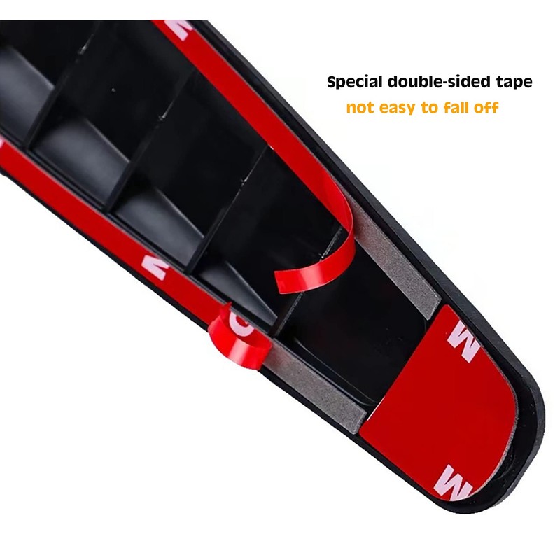 4 Pack Car Bumper Guard, Universal Rubber Protector for SUV