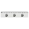 'Fish Chef' 15cm (6 Inch) White Plastic Ruler (RL00087319)