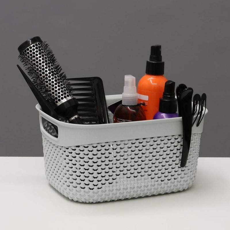 JVL 13-384IG Droplette Design Plastic Storage Box, 3.3Litre, 12 x
