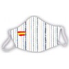 Wiederverwendbare Maske, weiß, Flagge Spanien, gestreift, elegant, originell, Herren, Damen,