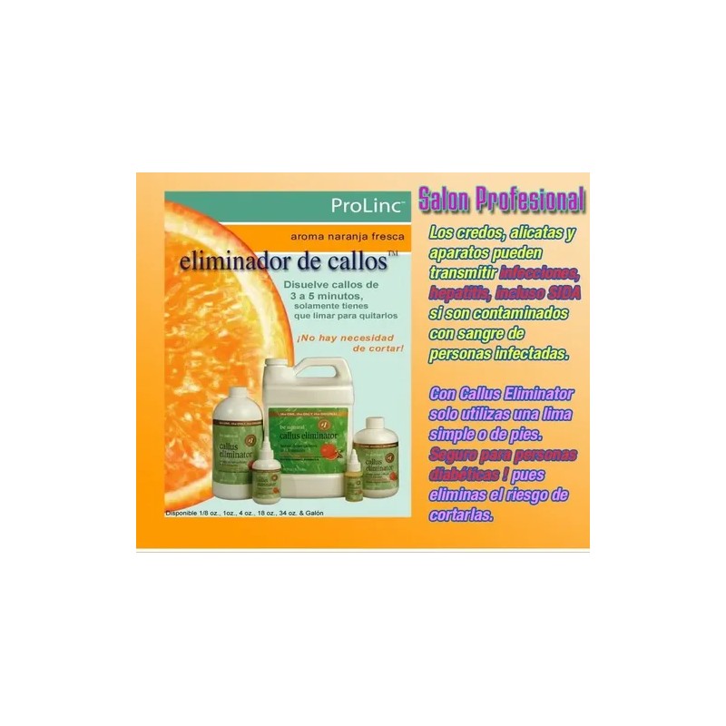 Eliminador De Callos / Callus Eliminator Be Natural 18 Oz