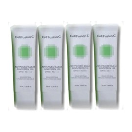 [Cosmetics] Cellfusion C Advanced Clear Sunscreen 50ml 4 packs / [화장품] 셀퓨전씨 어드밴스드 클리어 썬스크린 50ml 4개입