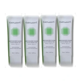 [Cosmetics] Cellfusion C Advanced Clear Sunscreen 50ml 4 packs / [화장품] 셀퓨전씨 어드밴스드 클리어 썬스크린 50ml 4개입