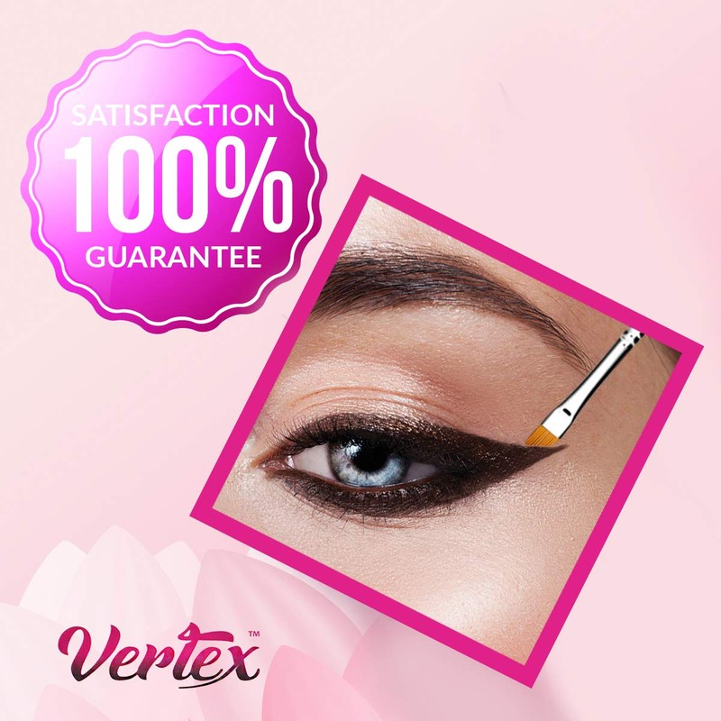 Eyeliner Brush Fine Angled Set - For Liquid Gel Liner