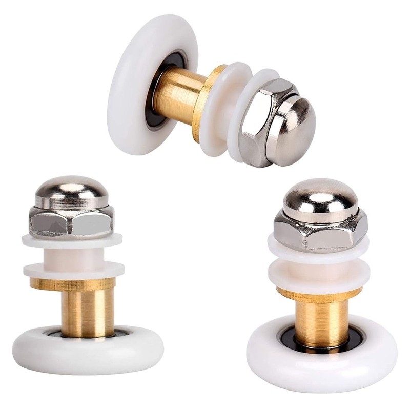 ANBOO 25mm Replacement Sliding Door Rollers 4pcs Replacement Glass Door