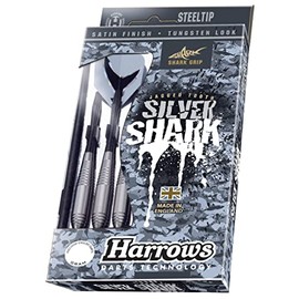 Harrows Silver Shark Steel Tip Dart Set, 22gm