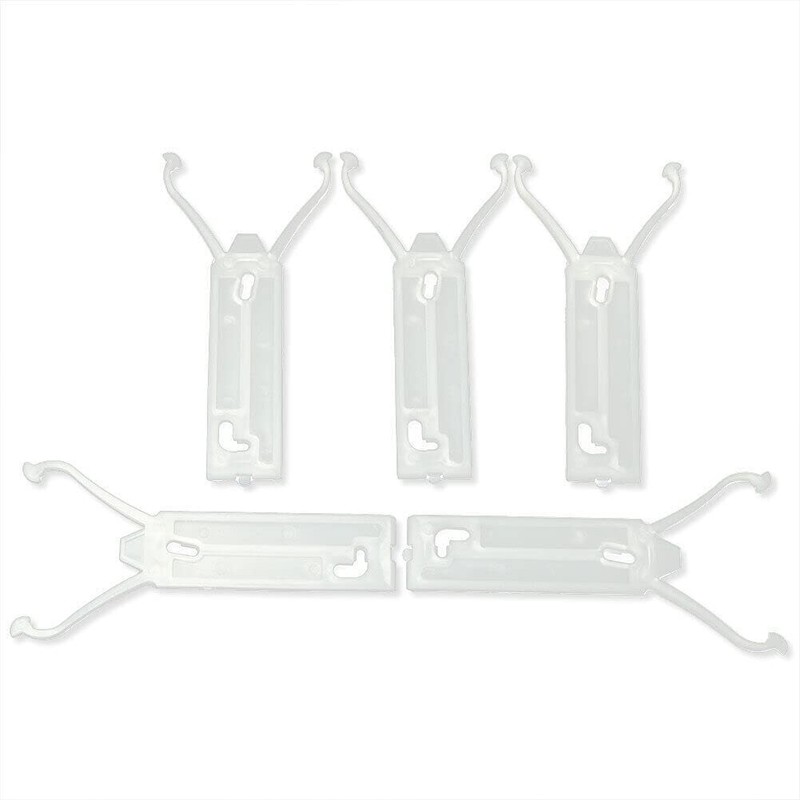 TEAMWILL 10pcs Wide Chrome Fender Door Quarter Trim Molding Clip