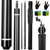 Kmise Carbon Fiber Pool Cue Stick 58", Billiard Cue Sticks