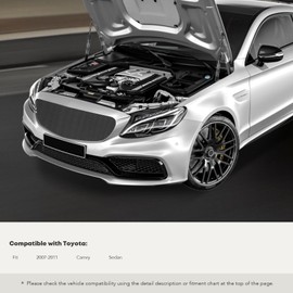 YHTAUTO Front Hood Lift Supports Gas Struts Replacement for Toyota 2007 2008 2009 2010 2011 Camry Sedan, Set of 2 Bonnet Gas Shock Springs, Replace# 5344006050