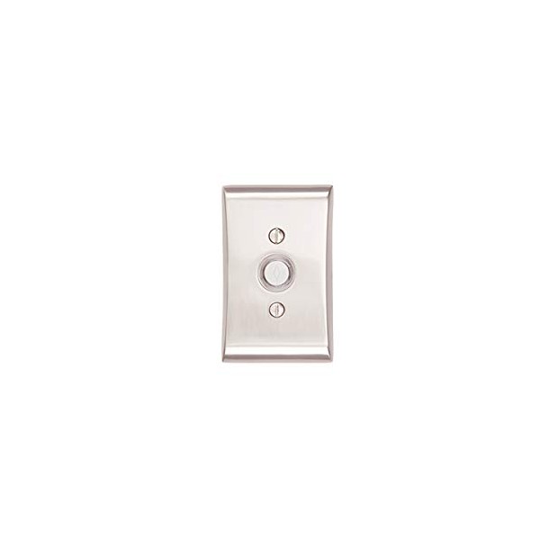 Emtek Door Bell Button With Neos Rosette (Oil Rubbed Bronze)
