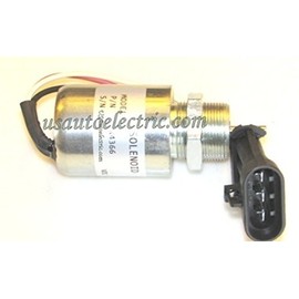 Solenoid, Fuel shut off shut down, For Toro, Mitsubishi 3 cylinder engine. Replace MM436629