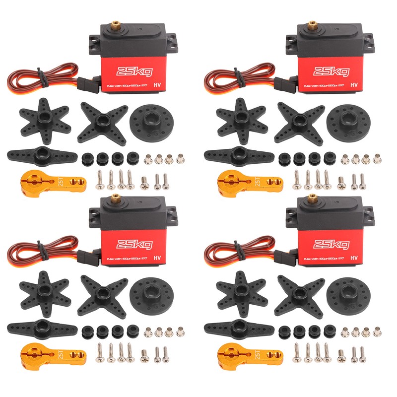 25KG Servo with 25T Metal Servo Arm High Performance Good