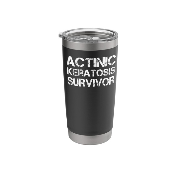 Actinic Keratosis Survivor Stainless Steel Insulated Tumbler